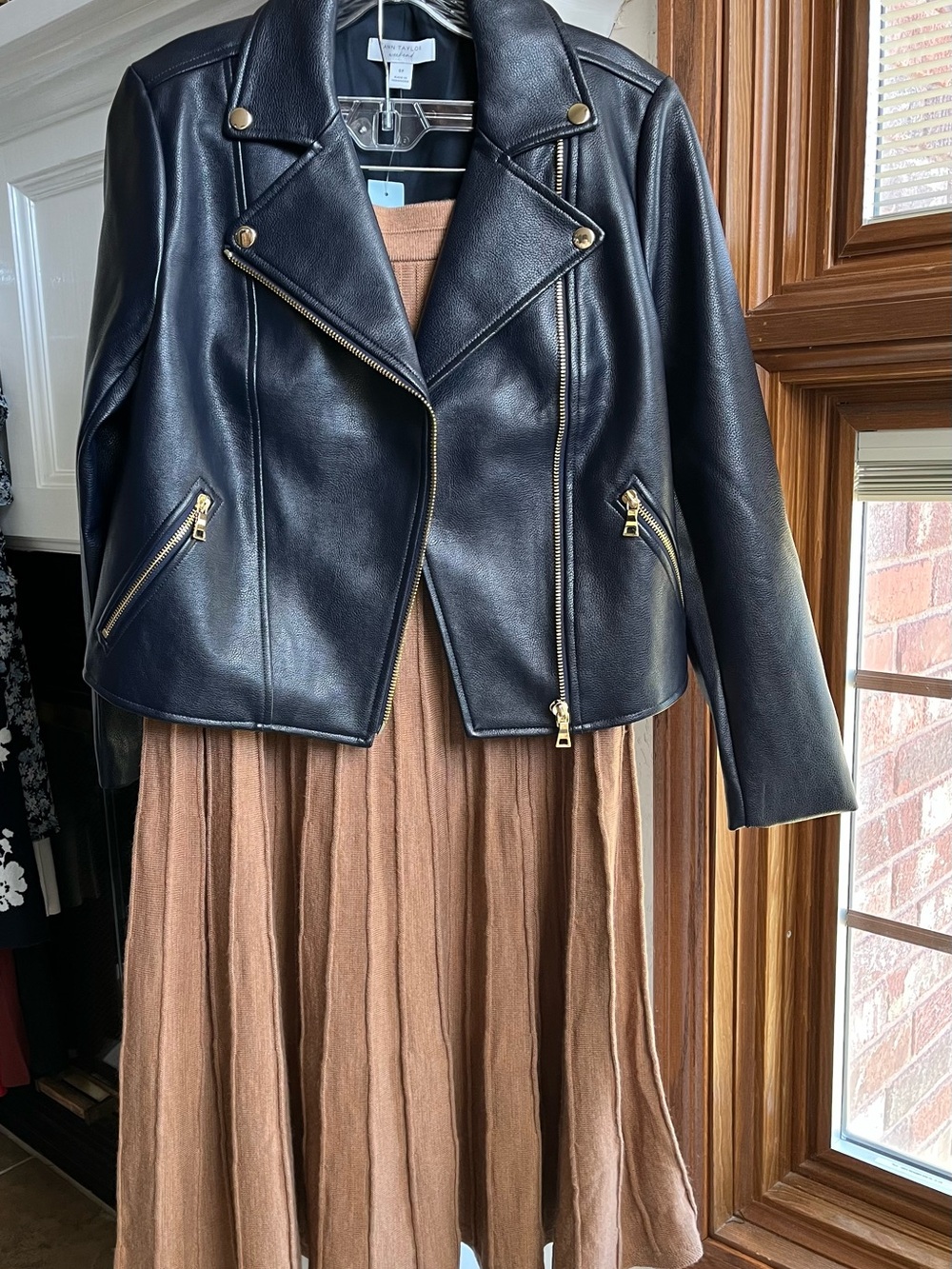 Talbots Brown Pleated Midi Skirt - Picture 7 of 16